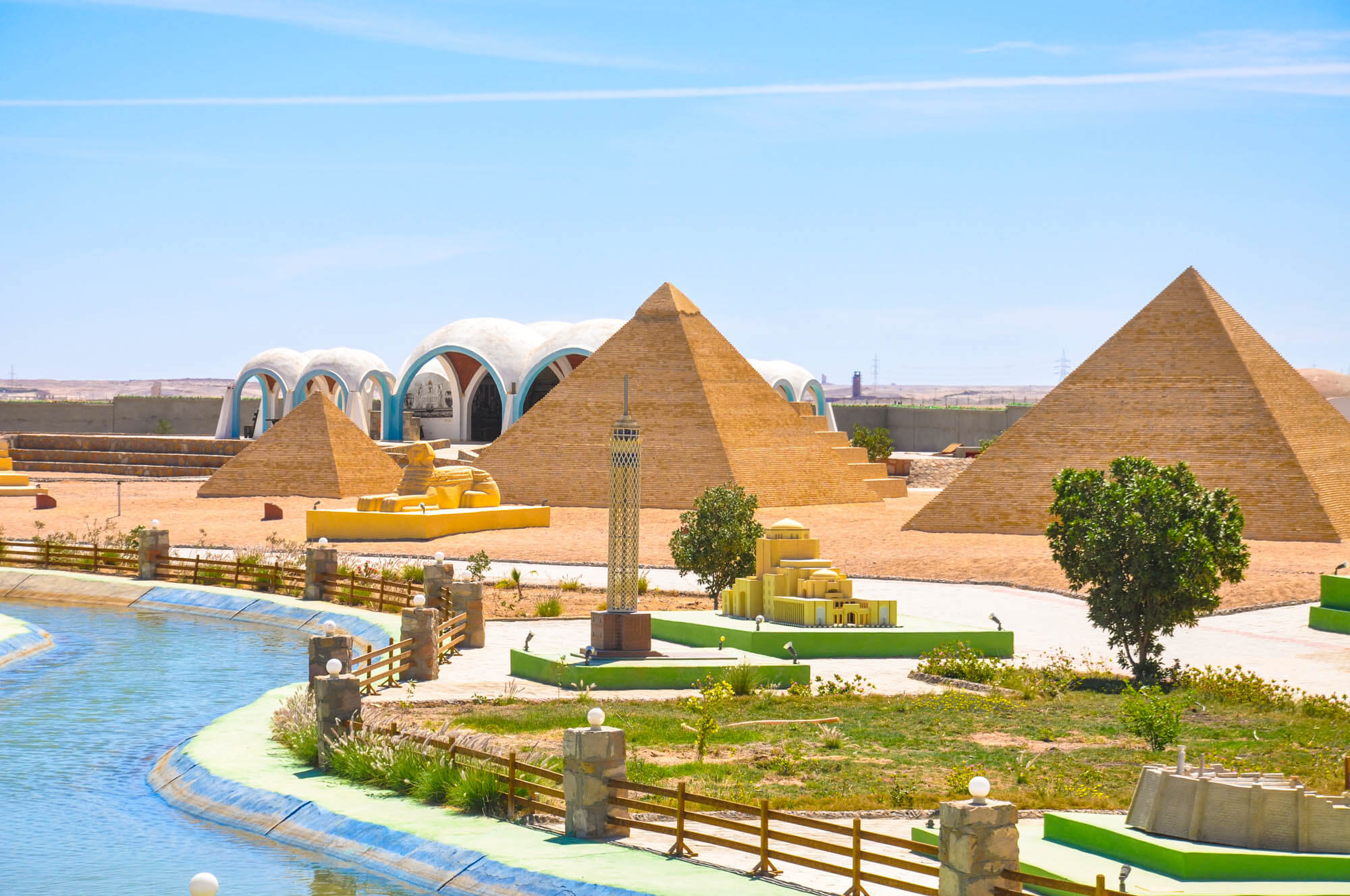 Mini Egypt Park Pyramids Replica Tour